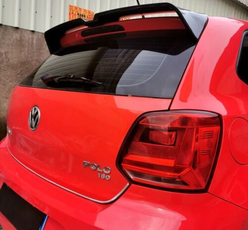 LOOK GTI SPOILER POSTERIORE SUL TETTO NERO VERNICIATO VW POLO 6R 6C 2011-2017