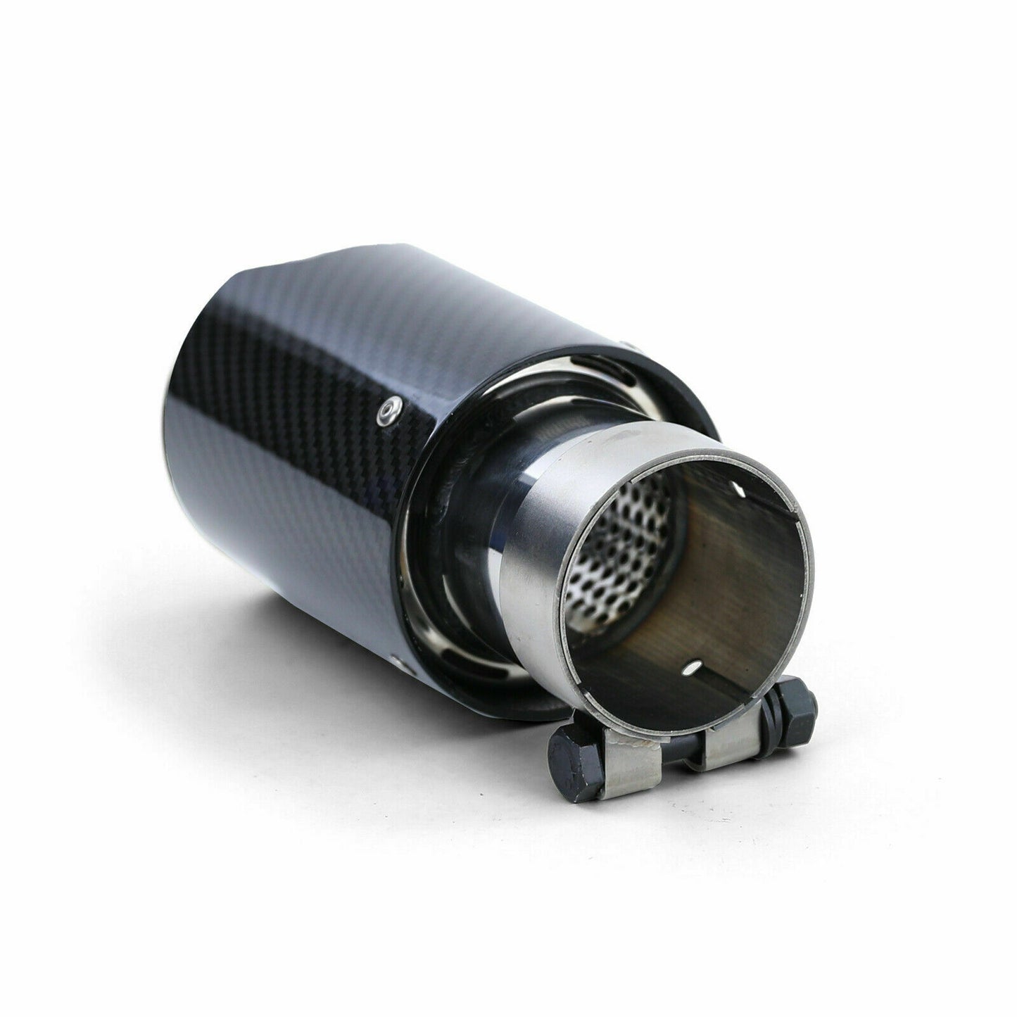 BMW SERIE 2 F22 F23 2x TERMINALI DI SCARICO ACCIAIO CARBONIO LOOK M SPORT AUTOELEGANCERICAMBI