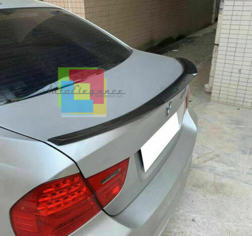 BMW SERIE 3 E90 BERLINA 2005-2012 SPOILER SUL COFANO IN ABS LOOK M4 NERO LUCIDO AUTOELEGANCERICAMBI