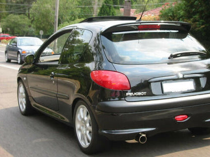 PEUGEOT 206 3 / 5 PORTE SPOILER POSTERIORE SUL TETTO GTI ABS / PLASTIC