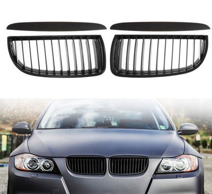 FRONT GRILLE LOOK M BLACK CALANDER BMW 3 SERIES E90 E91 2005-2008