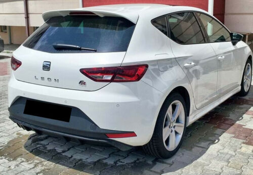 DIFFUSORE FR LOOK SEAT LEON 5F 2012-2016 SOTTO PARAURTI NERO LUCIDO ABS 0117