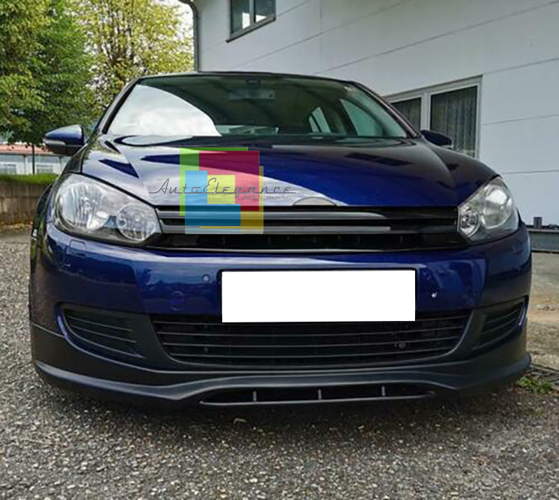 VW GOLF 6 VI 2008-2012 SOTTO PARAURTI ANTERIORE IN ABS LOOK SPORTIVO TUNING