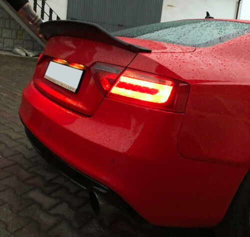 AUDI A5 COUPE 2007-2014 SPOILER POSTERIORE ALETTONE SUL COFANO LOOK TUNING AUTOELEGANCERICAMBI