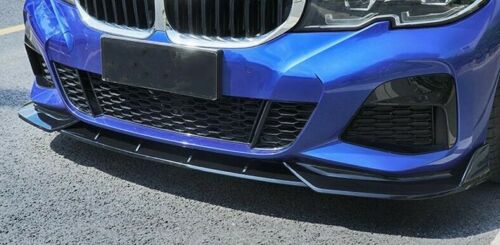 BMW SERIE 3 G20 G21 SPLITTER SOTTO PARAURTI ANTERIORE ABS M3 LOOK NERO LUCIDO AUTOELEGANCERICAMBI