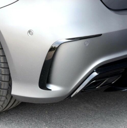 FLAPS MERCEDES A W176 2012-2018 REAR BUMPER MOULDS ADHESIVE BLACK 0179