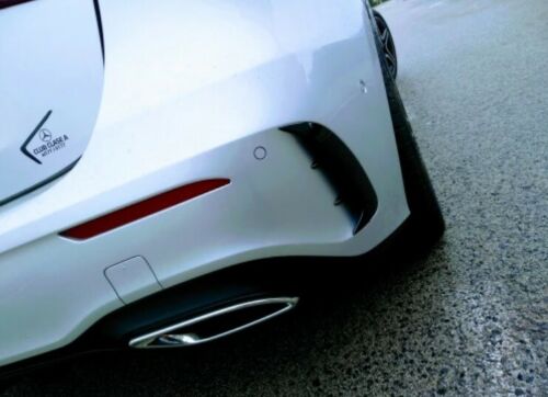 COPPIA FLAPS PER MERCEDES CLASSE A W177 MODANATURE PARAURTI POSTERIORE NERO AUTOELEGANCERICAMBI