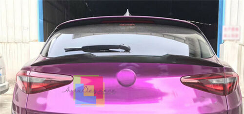 ALFA ROMEO STELVIO TRUNK SPOILER ABS GLOSSY BLACK ABS SPORTS HOOD