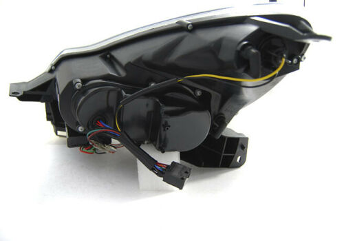 OPEL CORSA D 2011-2015 RESTYLING FARI ANTERIORI DIURNE LED FANALI CROMATI