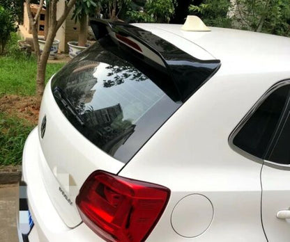 GTI LOOK REAR ROOF SPOILER BLACK PAINTED VW POLO 6R 6C 2011-2017