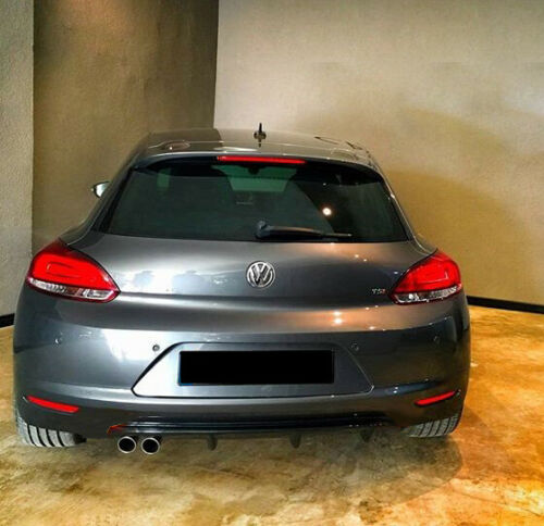 VW SCIROCCO 2008-2014 DIFFUSORE POSTERIORE RLINE LOOK IN ABS NERO LUCIDO