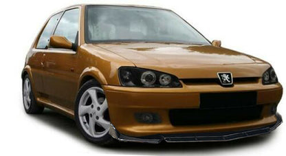 PEUGEOT 106 FRONT BUMPER SPLITTER GLOSSY BLACK RS LOOK