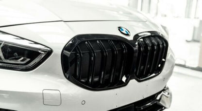 CALANDRA PER BMW SERIE 1 F40 GRIGLIA ANTERIORE DOPPIA FASCIA NERA M SPORT AUTOELEGANCERICAMBI