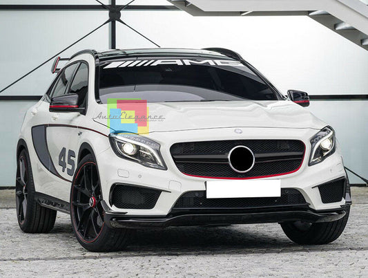 GRIGLIA ANTERIORE ALL BLACK - MERCEDES GLA X156 2014 IN POI LIFT CALANDRA AMG 45