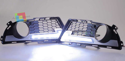 BMW E90 E91 08-13 LIFT GRIGLIE FENDINEBBIA LUCI DIURNE LED PER PARAURTI M-TECH AUTOELEGANCERICAMBI
