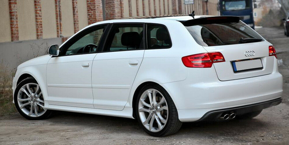 AUDI A3 8P SPORTBACK 05 al 08 DIFFUSORE POSTERIORE S3 CON TERMINALI SCARICO AUTOELEGANCERICAMBI