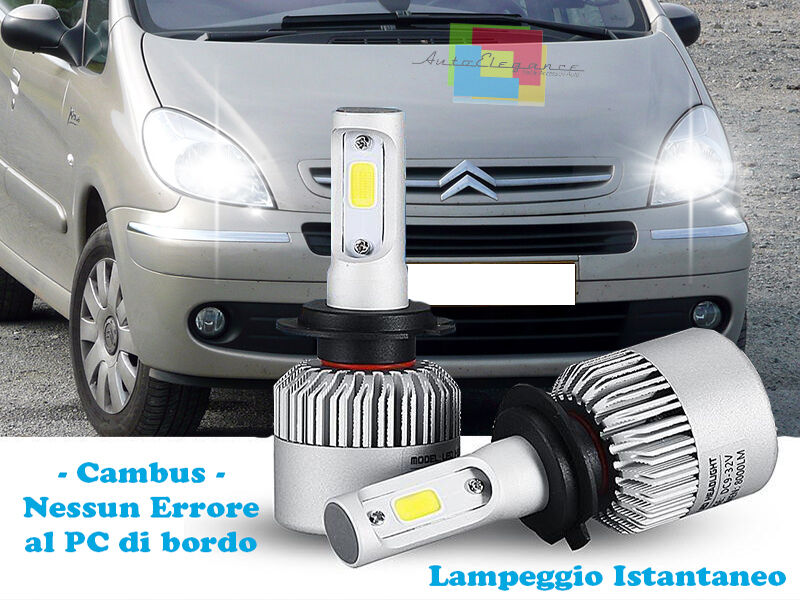 LAMPADE ABBAGLIANTI ANABBAGLIANTI LED CITROEN XSARA PICASSO ISTANTANEO CREE