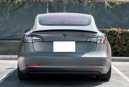 TESLA MODEL 3 2017+ REAR HOOD SPOILER SPORTY LOOK - ABS