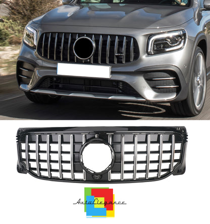 FRONT GRILLE GLB W247 X247 2019+ GT LOOK CHROME NEWS