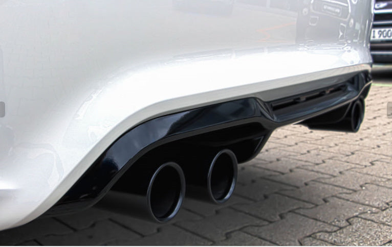 BMW SERIE 1 F20 F21 TERMINALI DI SCARICO ACCIAIO INOX NERO LUCIDO M1 AUTOELEGANCERICAMBI
