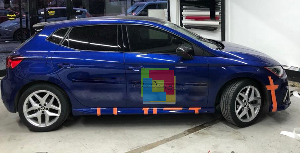 SEAT IBIZA V 2017+ MINIGONNE LATERALI SOTTO PORTA FR LOOK IN ABS