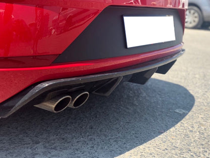 SEAT LEON 5F MK3 RESTYLING 2017+ SOTTO PARAURTI POSTERE ABS DIFFUSORE CUPRA