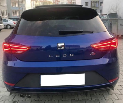 SEAT LEON 5F MK3 RESTYLING 2017+ SOTTO PARAURTI POSTERE ABS DIFFUSORE CUPRA