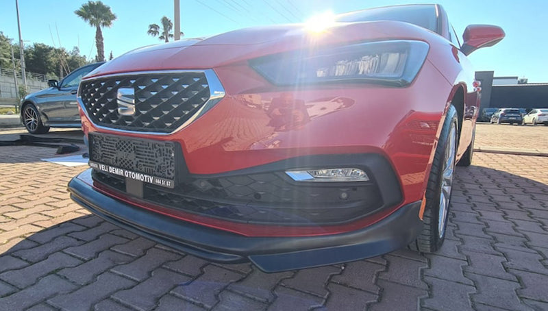 SEAT LEON KL 2019+ SPOILER LOOK FR SPOILER UNDER FRONT BUMPER ABS