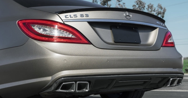 MERCEDES CLS W218 2010+ AMG LOOK GLOSS BLACK REAR HOOD SPOILER