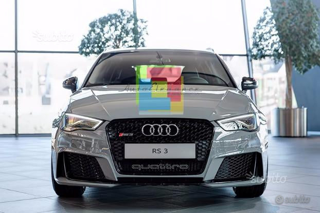 AUDI LOGO ADESIVO QUATRO PER GRIGLIA EMBLEMA AUTOELEGANCERICAMBI