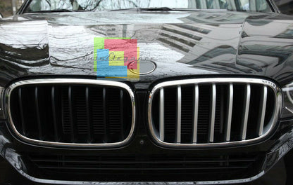 14 PEZZI COVER GRIGLIA ANTERIORE SATINATE BMW X5 F15 X6 F16 LOOK RESTYLING M AUTOELEGANCERICAMBI