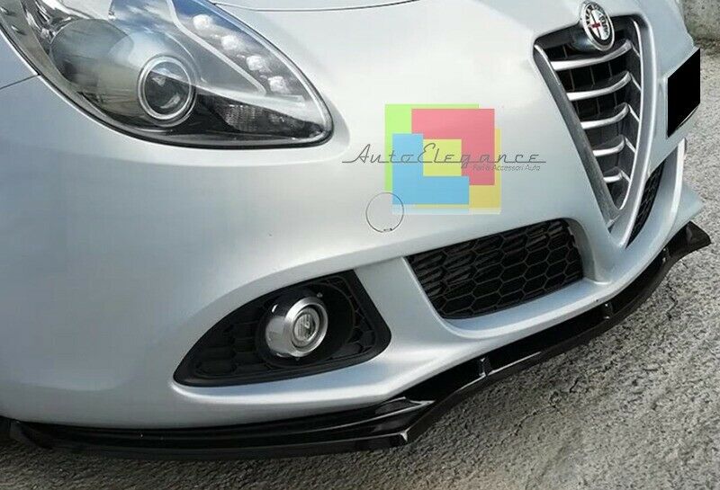 ALFA ROMEO GIULIETTA LIP SPOILER SOTTO PARAURTI ANTERIORE ABS / PLASTIC NERO AUTOELEGANCERICAMBI
