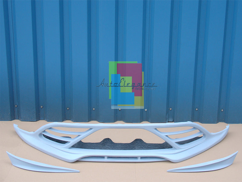 FRONT BUMPER UNDER + MUSTACHE HONDA CIVIC TYPE R 06-10 SPORTY LOOK