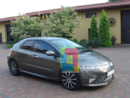 FRONT BUMPER UNDER + MUSTACHE HONDA CIVIC TYPE R 06-10 SPORTY LOOK