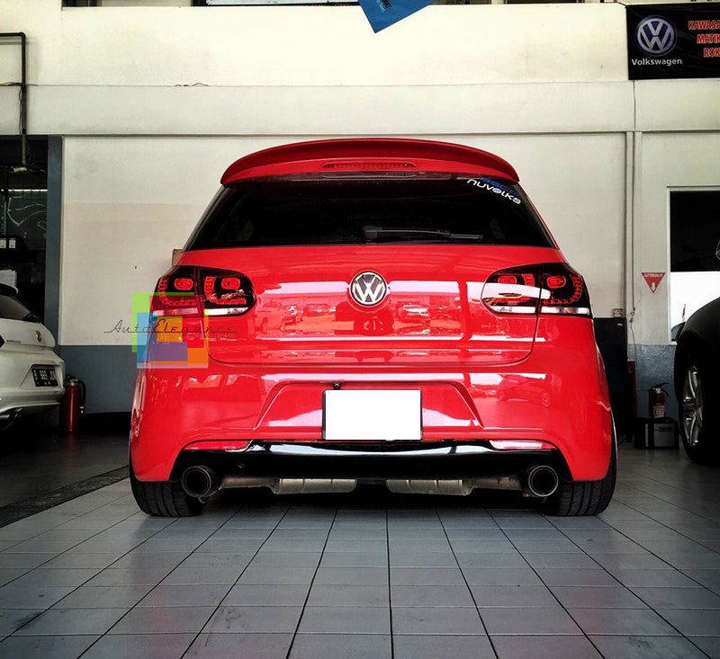 VW GOLF 6 2008-2012 SPOILER SUL LUNOTTO POSTERIORE LOOK ABT NON ADATTO PER GTI