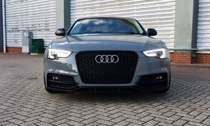 AUDI A5 2012-2015 GRIGLIA ANTERIORE CALANDRA RS5 NIDO D'APE NERA AUTOELEGANCERICAMBI