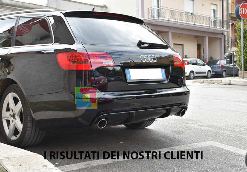 SPOILER POSTERIORE AUDI A6 4F C6 2004-2011 SUL TETTO S6 S-LINE TOP QUALITA' .-.