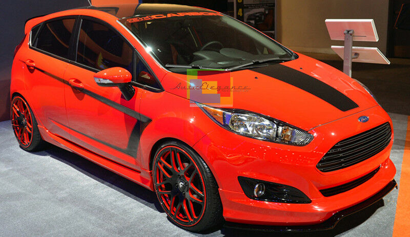 MINIGONNE LATERALI FORD FIESTA VI 5 PORTE 08-17 SOTTO PORTA LOOK ST / ZETEC S