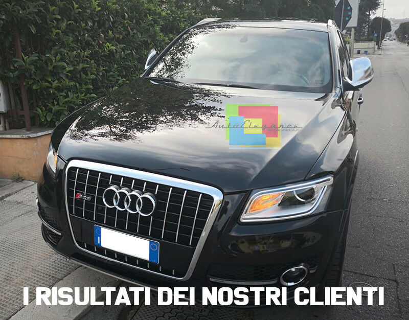 COPERTURE SATINATE SPECCHI - CALOTTE SPECCHIETTI SLINE PER AUDI Q5 8R 2008-2015 AUTOELEGANCERICAMBI