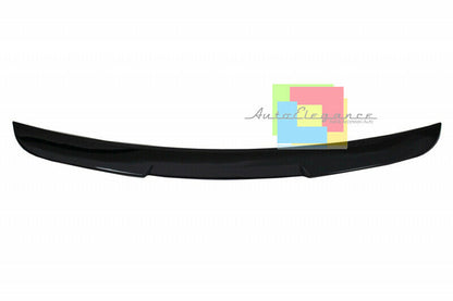 SPOILER POSTERIORE SUL COFANO S4 RS4 PER AUDI A4 B9 2015 IN POI BERLINA NERO ABS