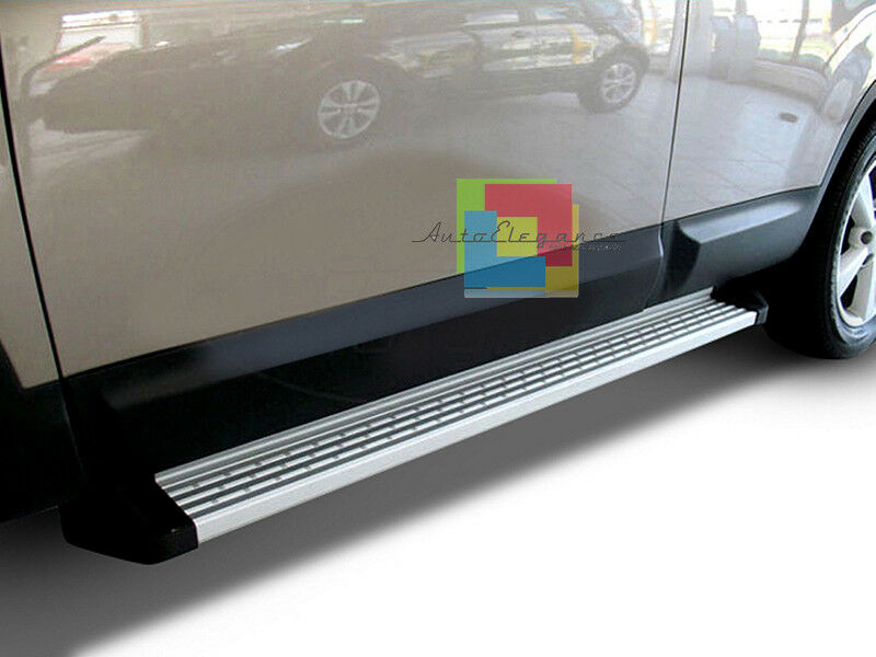 PEDANE LATERALI PER NISSAN QASHQAI 2006-2013 SOTTOPORTA TOP QUALITA' ALLUMINIO