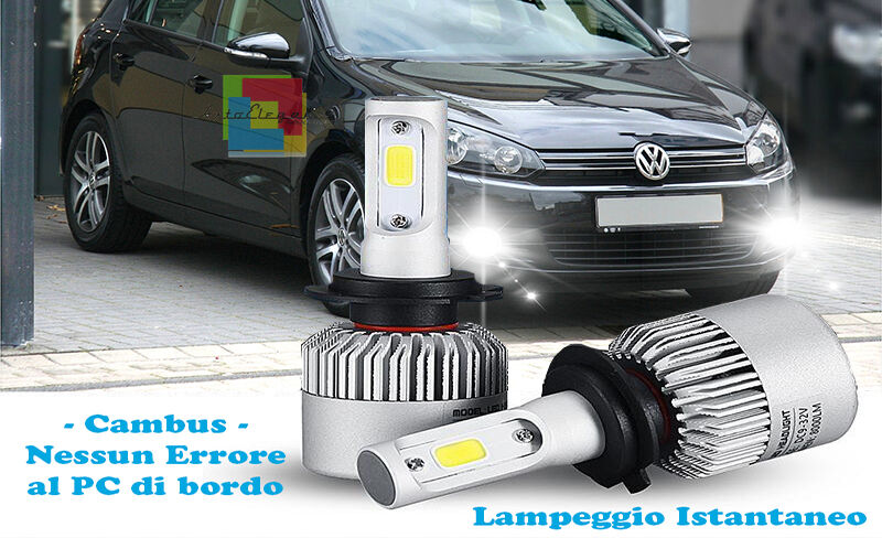 LAMPADE FENDINEBBIA A LED CREE VW GOLF 6 2008-2012 CAMBUS BIANCO GHIACCIO