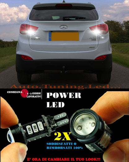 HYUNDAI IX35 6000K LED REVERSING LIGHTS T15 W16W CANBUS NO ERROR