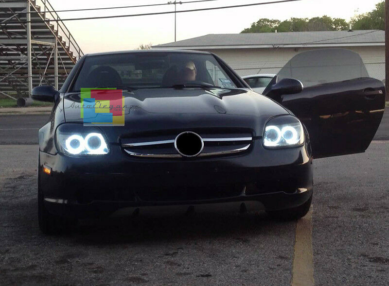 MERCEDES SLK R170 96-04 GRIGLIA ANTERIORE NERO / CROMATO LOOK AMG