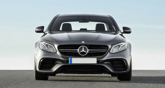 FRONT GRILLE MERCEDES E-CLASS W213 2016+ SATIN PROFILE MASK -