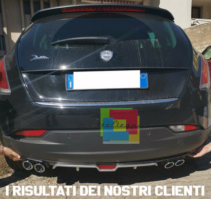 SOTTO PARAURTI PER LANCIA DELTA III DIFFUSORE POSTERIORE QUATTRO TERMINALI ABS -