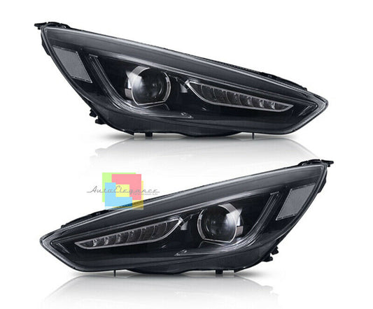 FORD FOCUS 2015 TO 2017 LED DAYTIME RUNNING LIGHTS DYNAMIC INDICATORS DEVIL EYE .-