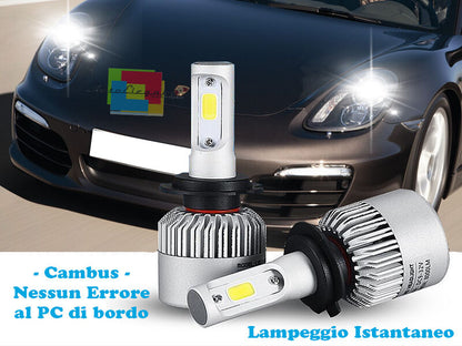 LAMPADE ANABBAGLIANTI LED PORSCHE BOXSTER 981 2012+ ISTANTANEO 6000K CREE