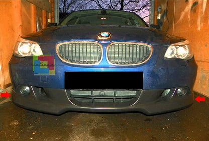 SPOILER SOTTO PARAURTI ANTERIORE BMW SERIE 5 E60 E61 2003-2007 DESIGN SPORTIVO -