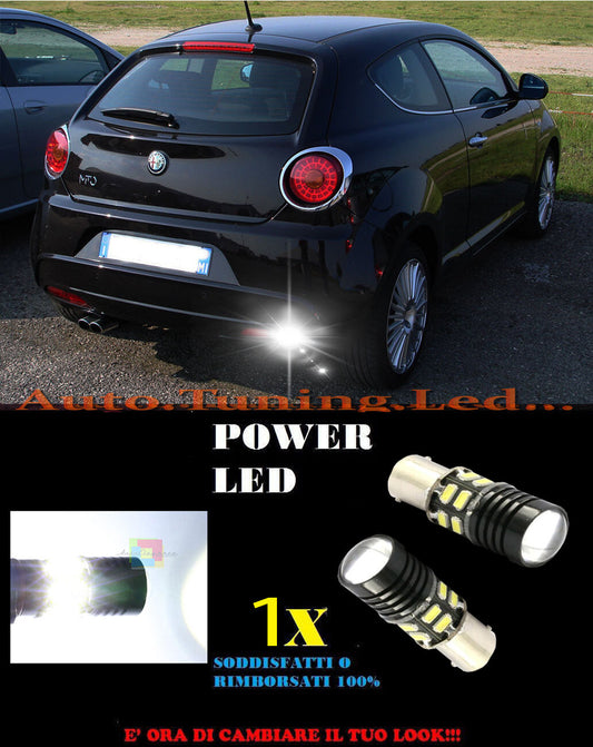 LAMPADA RETROMARCIA A LED P21W BA15 ALFA MITO 6000K CANBUS NO ERROR